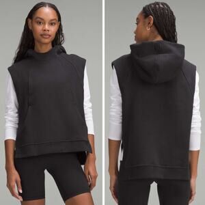 LULULEMON Scuba Black Pullover Sleeveless Hoodie Size XL/XXL